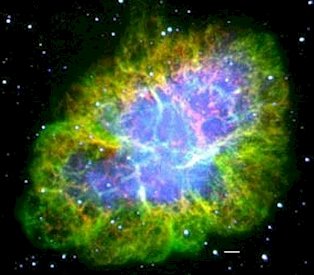 Crab Nebula: Chandra röntgen teleskop